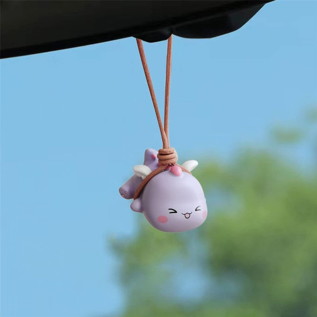 Phụ Kiện Trang Trí Xe Hơi Hình Khủng Long Dễ Thương Bắt Mắt