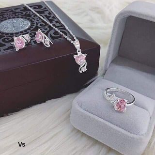 Sale Bộ trang sức Hồ Ly màu theo mệnh phong thủy - S99