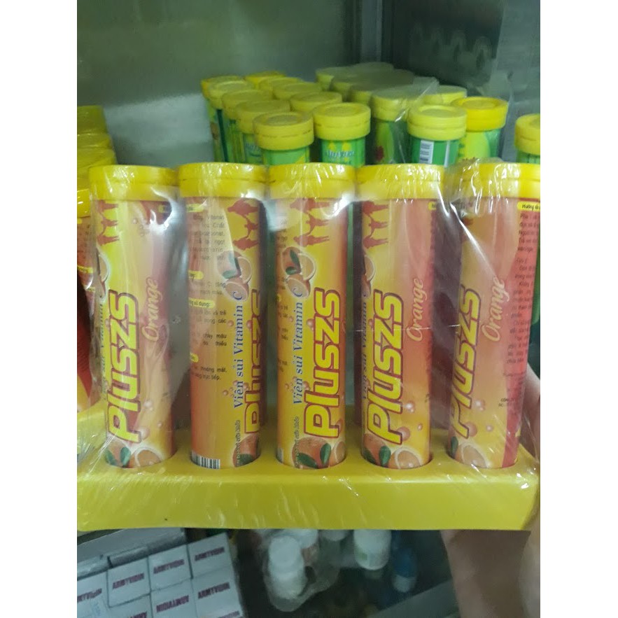 Viên bổ sủi vitamin C pluszs vị cam - chanh leo | Thế Giới Skin Care