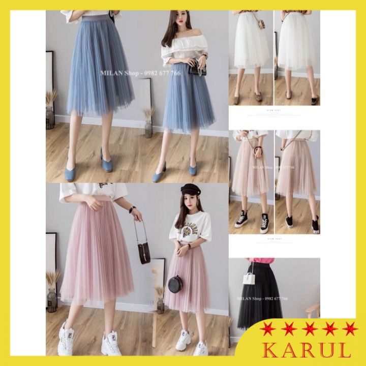 [ Mã WASTRUN4 giảm 10% tối đa 30K đơn 99K] Chân váy tutu công chúa 70cm hàng quảng châu , chân váy dài công chúa tutu