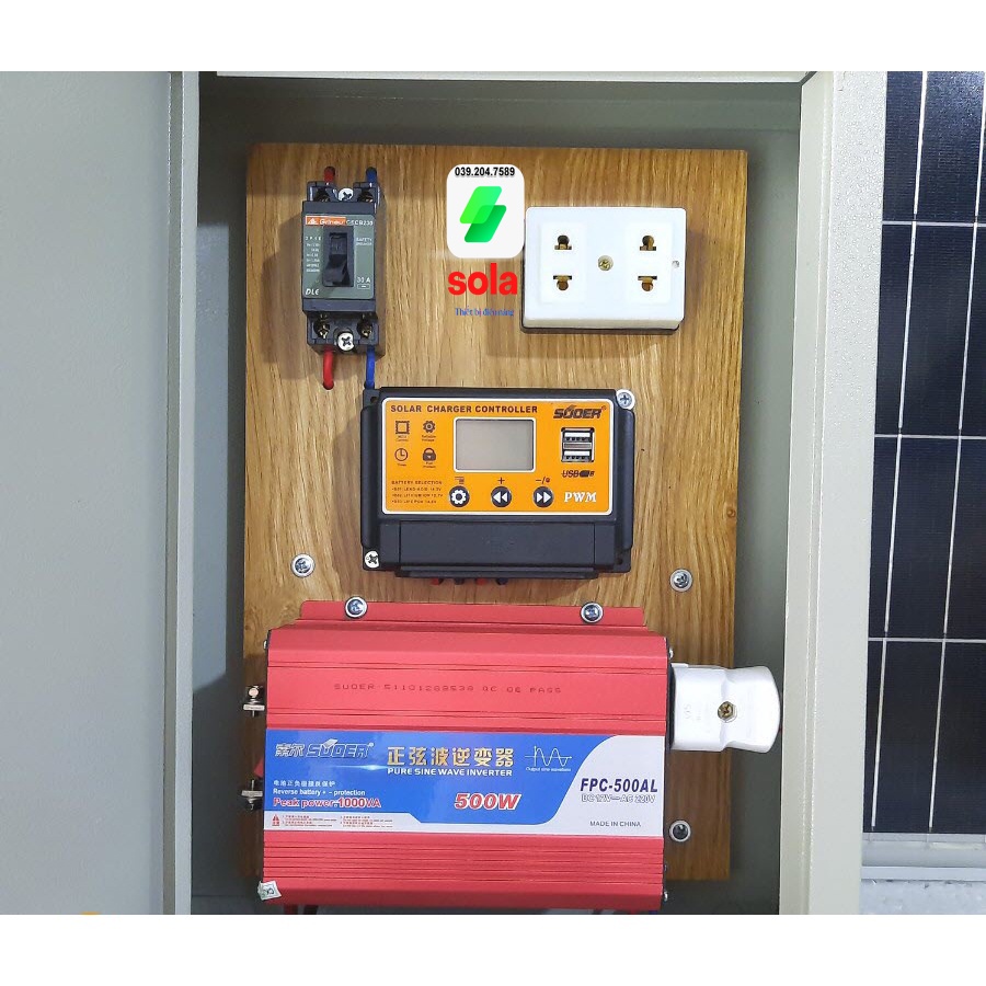 Bộ Máy Phát Điện Năng Lượng Mặt Trời 1000W