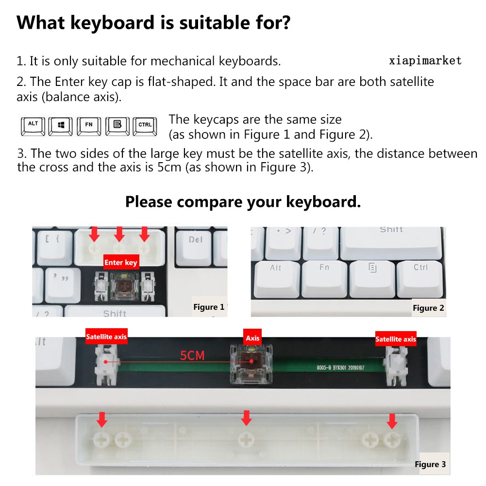 Set 104 Nắp Bảo Vệ Bàn Phím Cơ | BigBuy360 - bigbuy360.vn