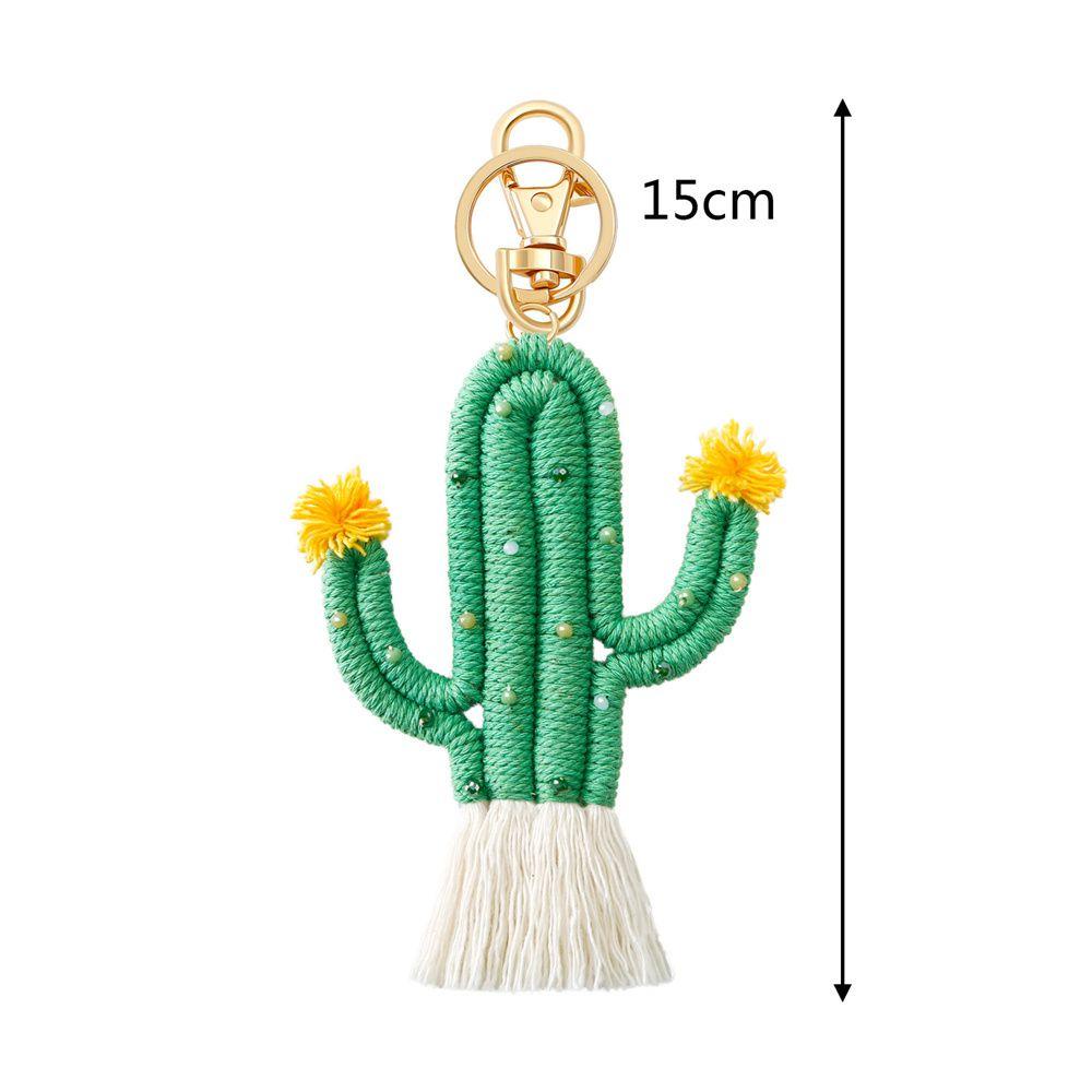 Móc Khóa Trang Trí Ba Lô / Túi Xách Hình Cây Xương Rồng Dễ Thương