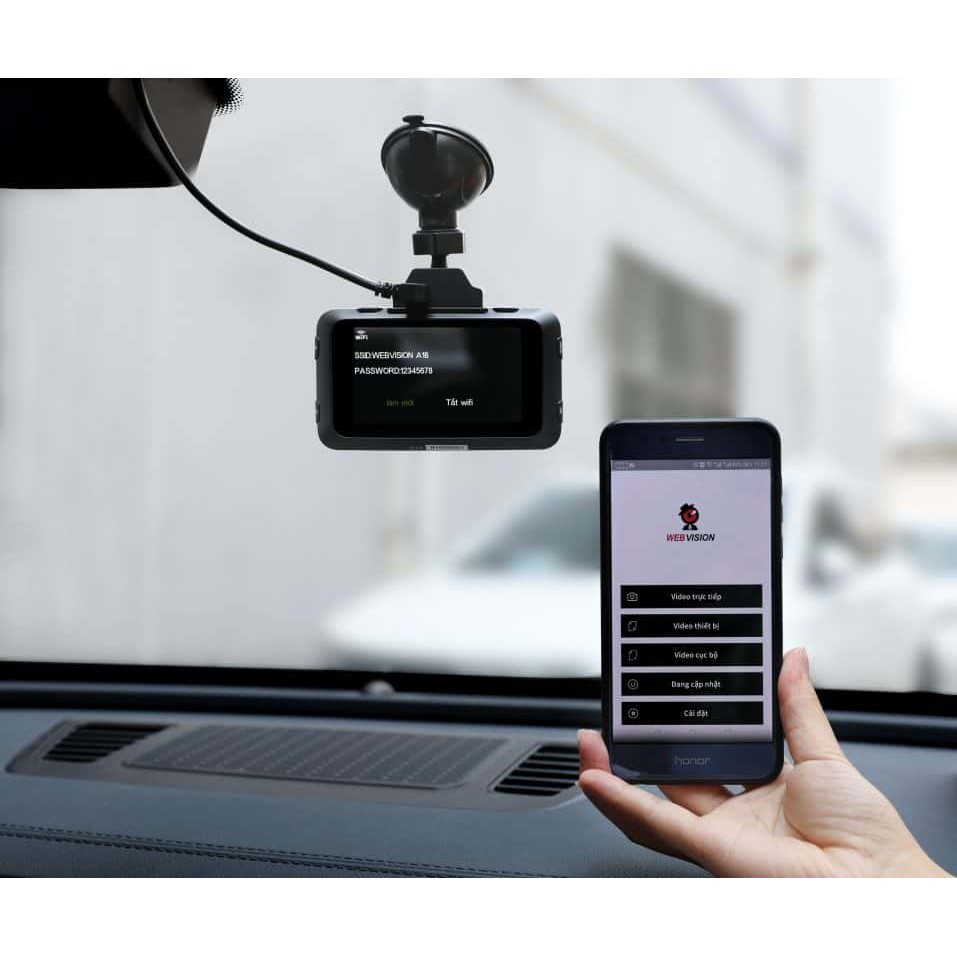 Camera Hành Trình Webvision A18 [Tặng Kèm Thẻ 128Gb] | BigBuy360 - bigbuy360.vn
