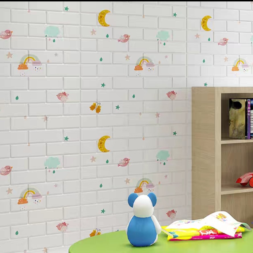 KHO SỈ Xốp Dán Tường Hoạt Hình CẦU VÒNG Miền Nam