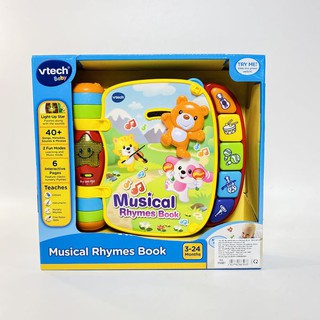 Đồ chơi trẻ em vtech - 80-166703 musical rhymes book - sách âm nhạc
