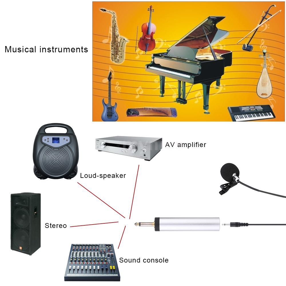 Bộ micro độ nhạy cao khuếch âm cho nhạc cụ