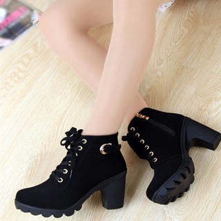 (Có ảnh thật) Giày boot nhung BN91