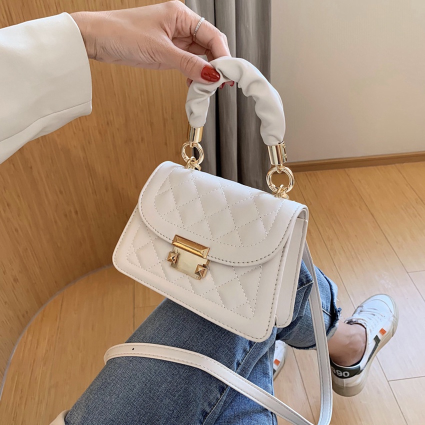 Túi xách nữ, túi đeo chéo thời trang phong cách Hàn Quốc quai dúm Giatot68 583