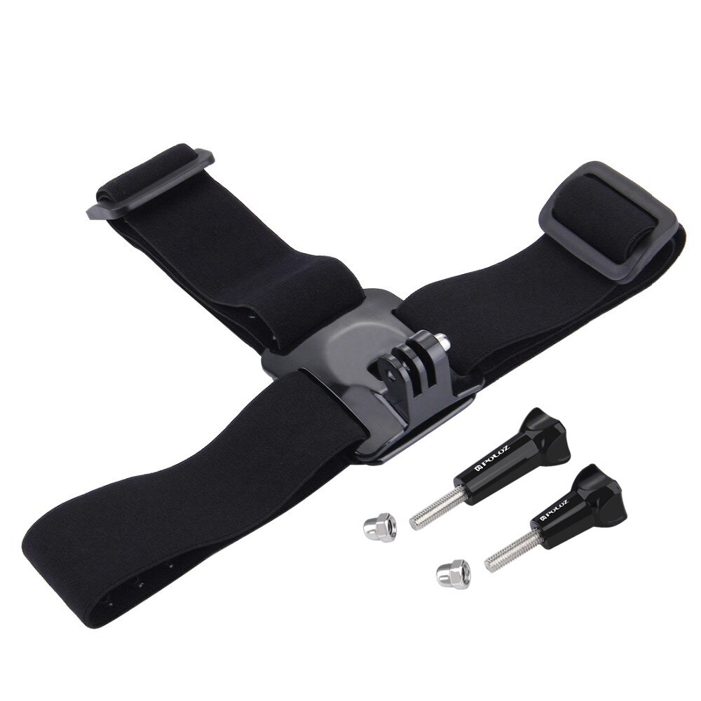 Bộ dây đeo đầu và đầu co giãn PULUZ Go Pro cho GoPro NEW HERO/HERO6/5/4/3+DJI OSMO Action 2