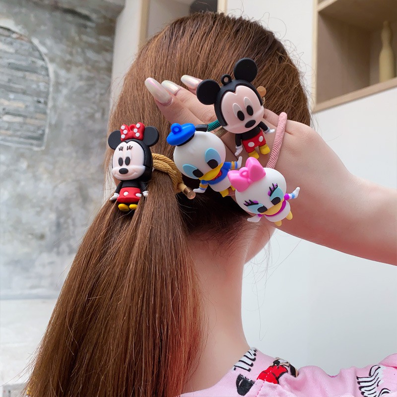 Cột tóc hoạt hình Mickey - Minnie - Donald - Daisy