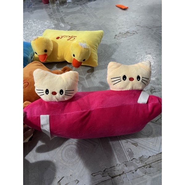 Gối đi xe 2 đầu sale 49k