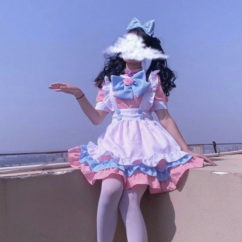 [order] Maid ngắn cosplay Hầu gái dễ thương