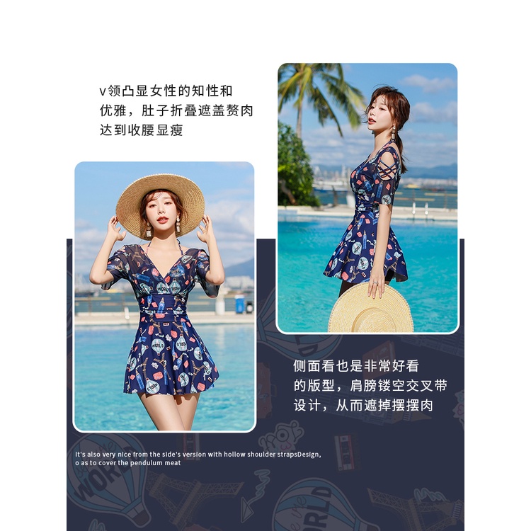 Bộ Đồ Bơi Một Mảnh Che Bụng Thời Trang Mùa Hè Cho Nữ Mã2021Fesyen | BigBuy360 - bigbuy360.vn