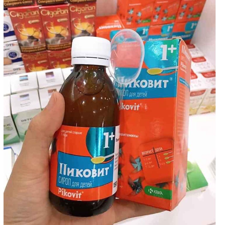 Siro Pikovit cho trẻ biếng ăn, hấp thu kém, tăng sức đề kháng 150ml