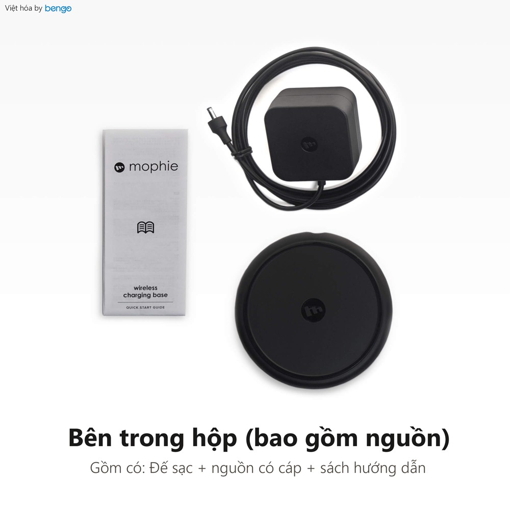 Ðế sạc nhanh không dây MOPHIE chuẩn QI - USA