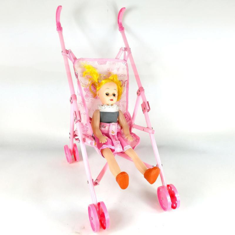 (Rẻ Là Mua)  Đồ chơi búp bê xe đẩy xe đẩy em bé - Đồ Chơi Trẻ Em 6723 (Giảm Giá Sập Sàn)