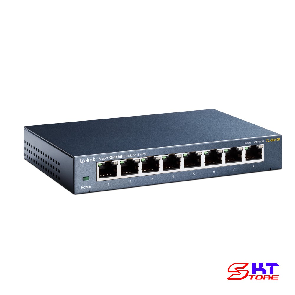 Bộ Chia Mạng Switch Vỏ Thép 8 Cổng RJ45 Tp-Link TL-SG108 Tốc Độ 10/100/1000Mbps - Hàng Chính Hãng