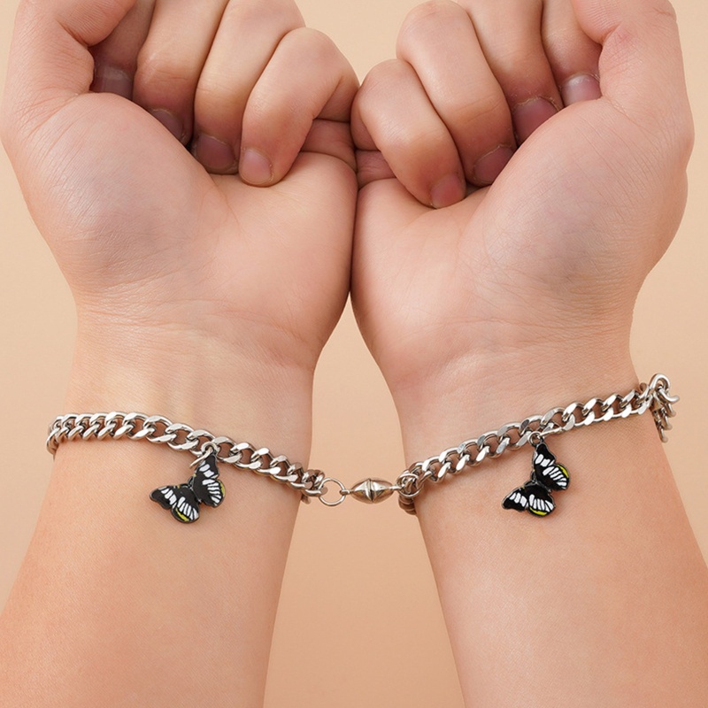 Set 2 Vòng Tay Mặt Trái Tim Cho Cặp Đôi