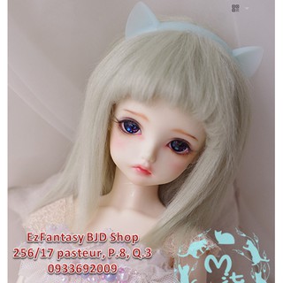 Tóc lông thú búp bê BJD - 14cm