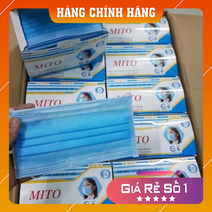 Khẩu trang y tế 🚛FREE SHIP🚛  Khẩu trang y tế chính hãng 4 lớp giá mềm, giấy tờ đầy đủ