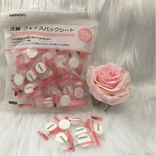 Mặt Nạ Giấy Nén Miniso Giúp Cấp Ẩm Thải Độc, Cân Bằng Độ pH Cho Da, Hút Sạch Bã Nhờn, Bụi Bẩn Làm Da Trở Nên Trắng sáng | BigBuy360 - bigbuy360.vn