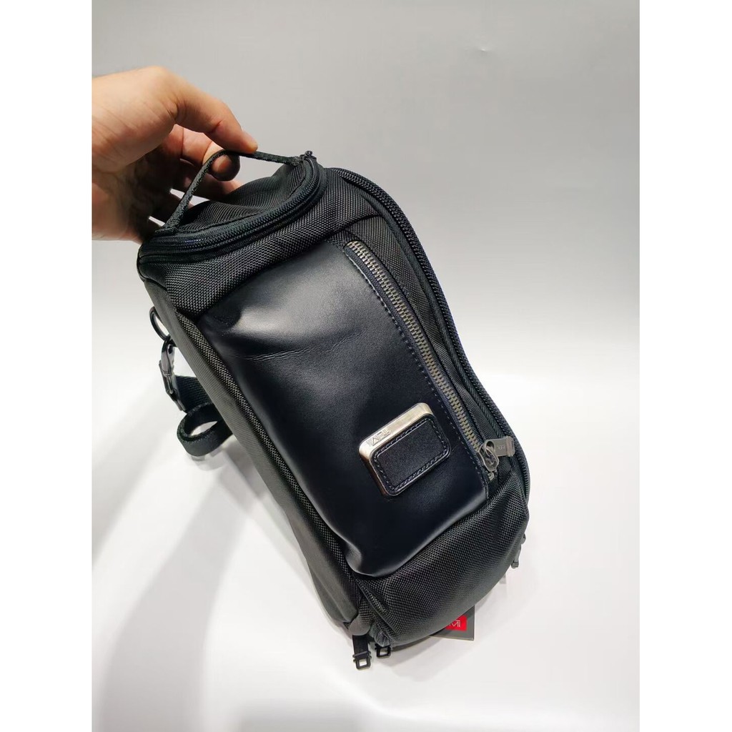 Tumi232399Túi Đeo Chéo Ngực / Hông Chất Liệu Da Bò Thời Trang Cá Tính Cho Nam