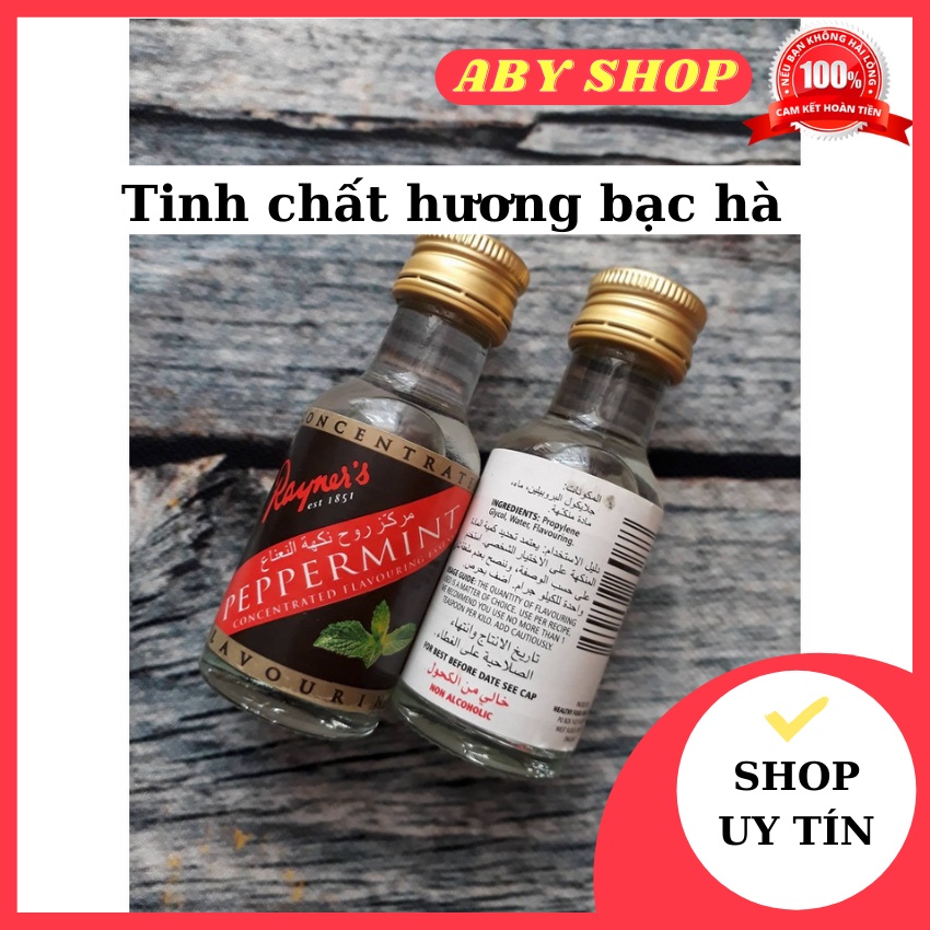 Tinh chất hương bạc hà ⚡ HÀNG LOẠI 1 ⚡ tinh chất Rayner's là chất tạo hương trong chế biến thực phẩm