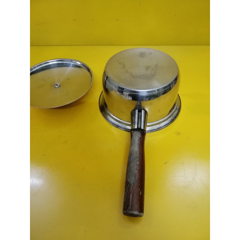 Quánh inox nội địa Nhật, size 18cm, cao 9cm (mã 785), Dùng được bếp từ