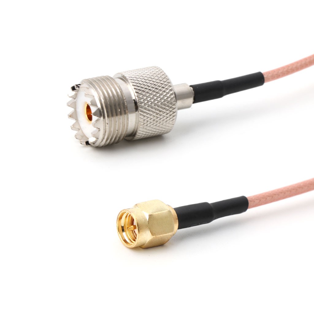 Dây nhảy quang từ RG316 lỗ cắm UHF SO239 PL259 tới đầu cắm SMA