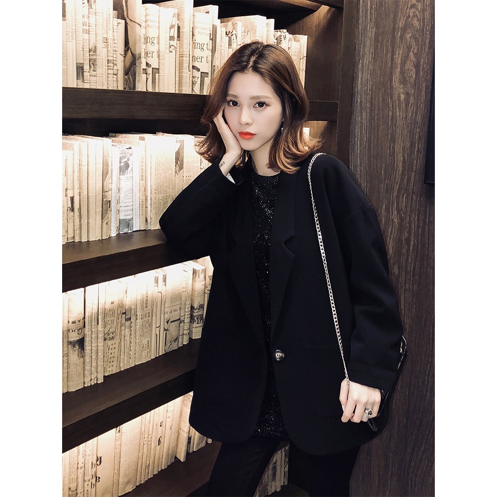 (Hàng Đẹp)Ảnh thật 4 hình cuối-Áo blazer oversize thời trang Hàn Quốc (2 mẫu) | BigBuy360 - bigbuy360.vn