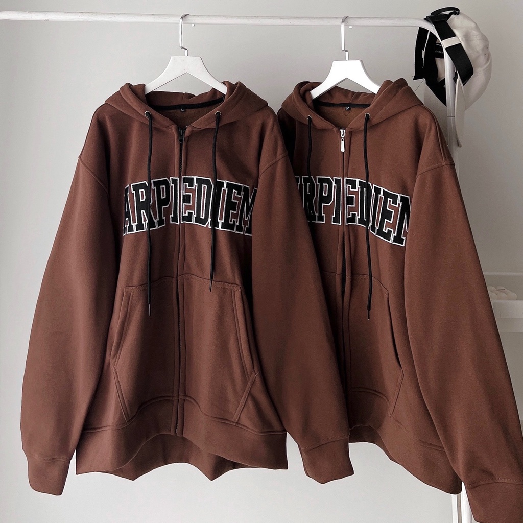 ÁO HOODIE - ÁO KHOÁC NỈ NGOẠI Dây full zip  HOOIDE MỚI ARPEDIEM