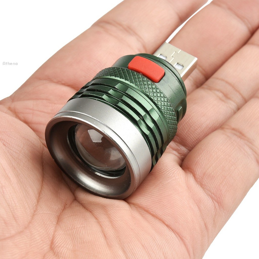 Đèn Pin LED Mini 3 Chế Độ Sáng Tiện Lợi Cắm Trại