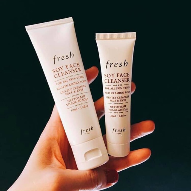 Sữa rửa mặt fresh soy cleanser