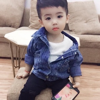 Quần kaki đen trắng cho bé