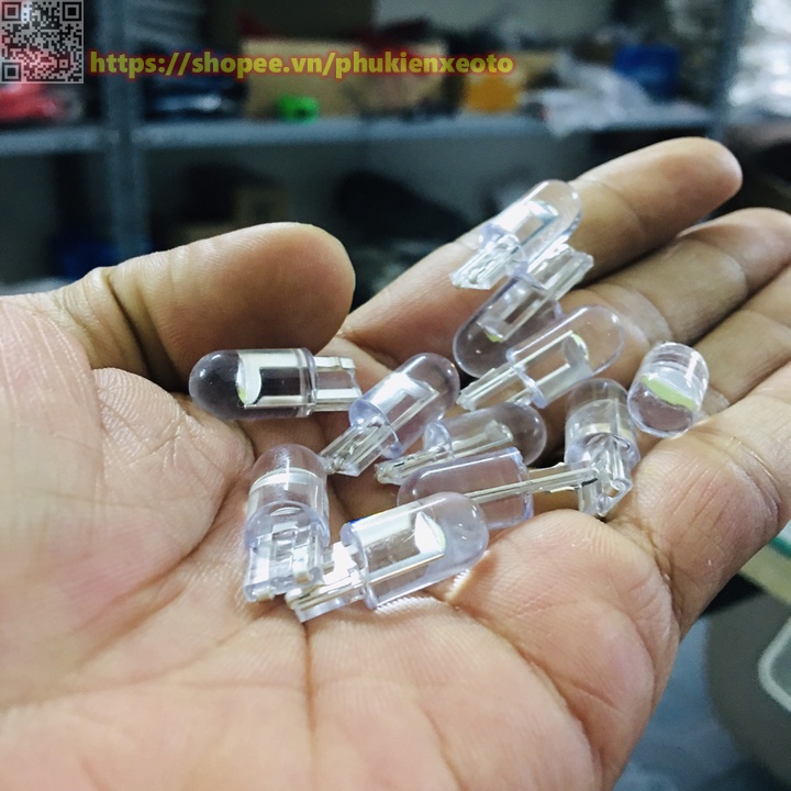 Đèn Led Demi Lắp Mặt Đồng Hồ, Xi Nhan, Biển Số, Đèn Trần, Đèm Sườn, T10 Dùng Cho Ô Tô Xe Máy
