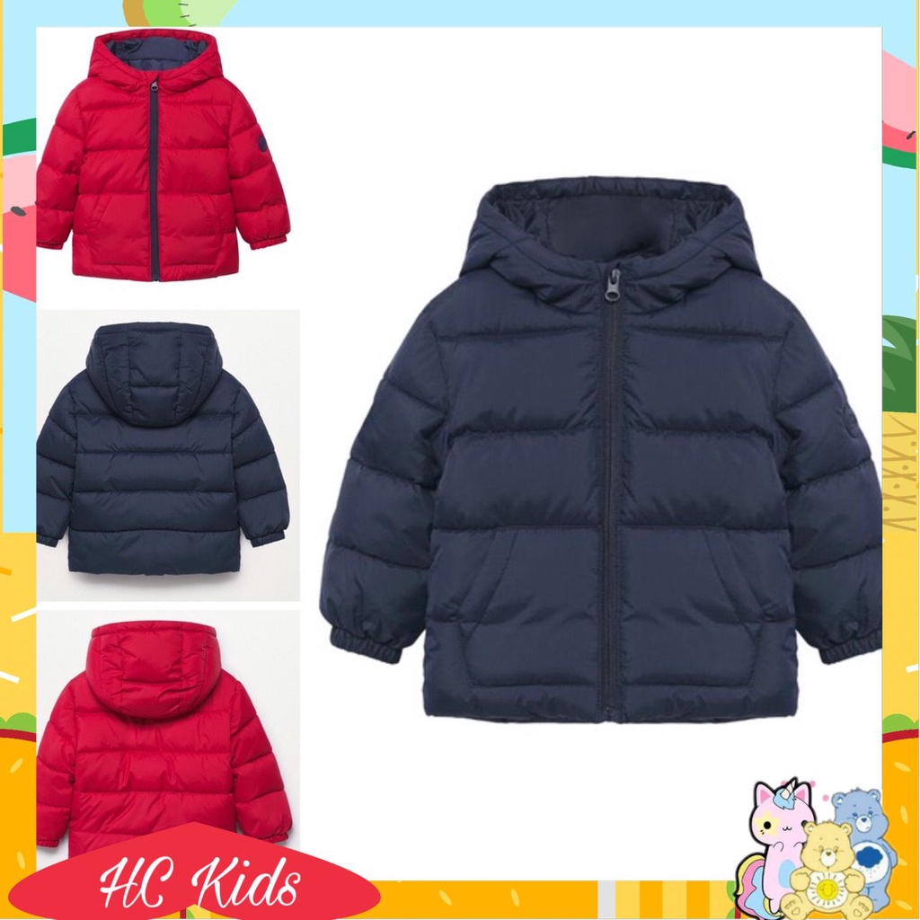 Áo khoác bé trai, áo phao lót nỉ  hàng xuất xịn cho bé HC KIDS