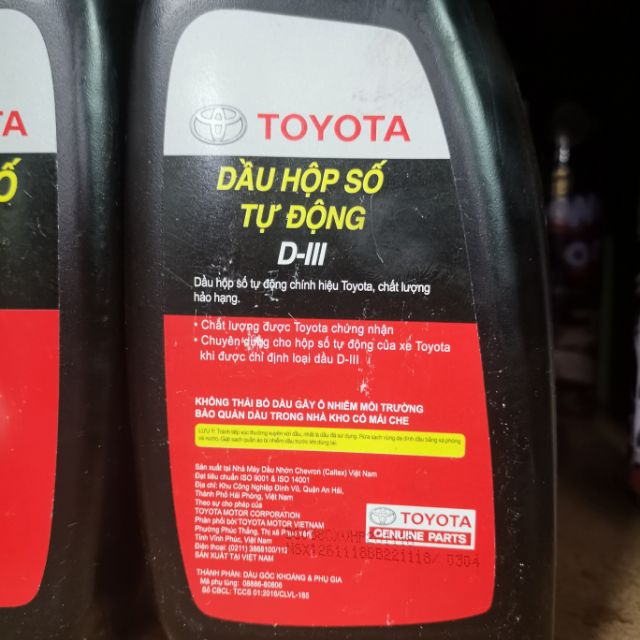 Dầu Hộp Số Tự Động TOYOTA Chính Hãng