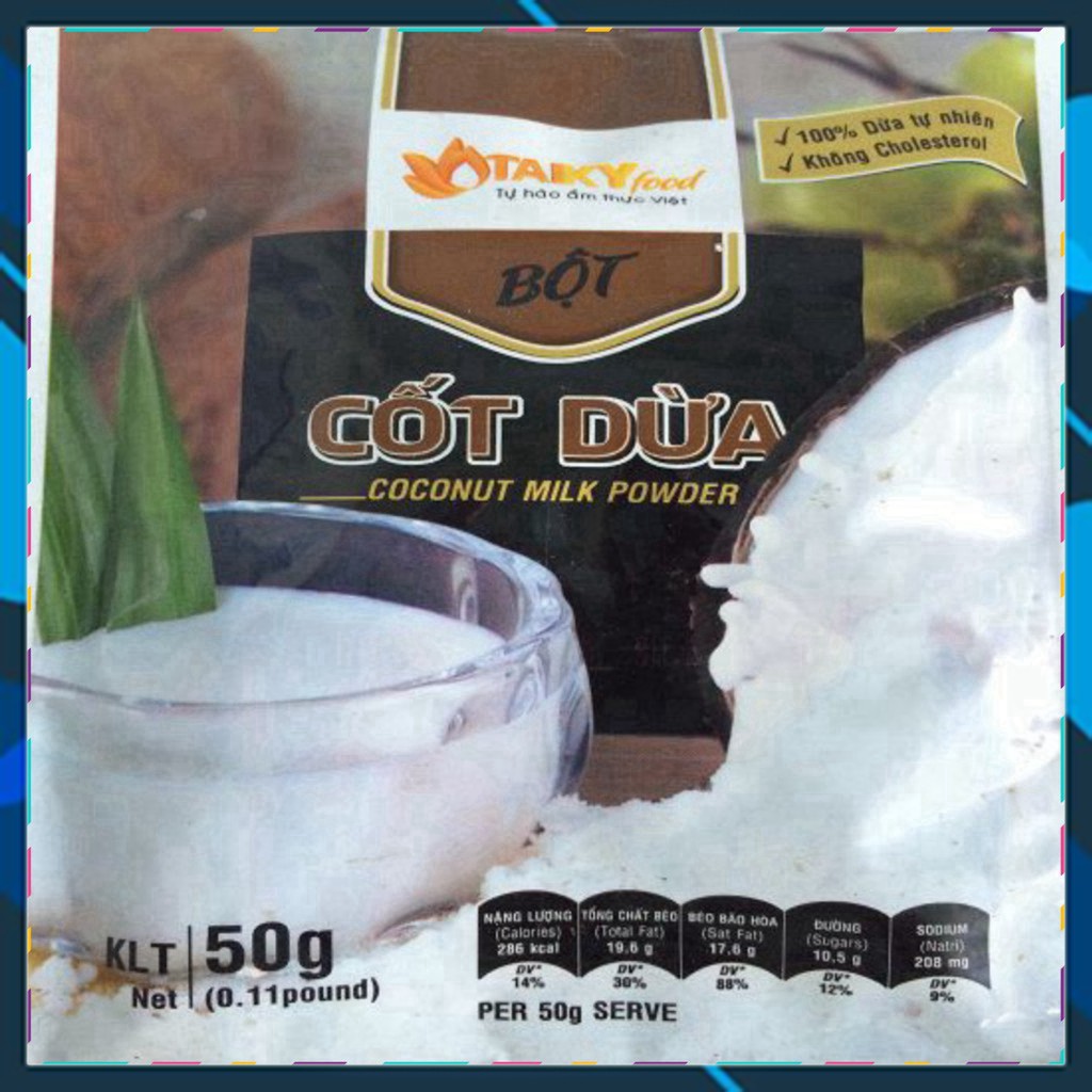 Bột cốt dừa Tài Ký gói nhỏ 50g