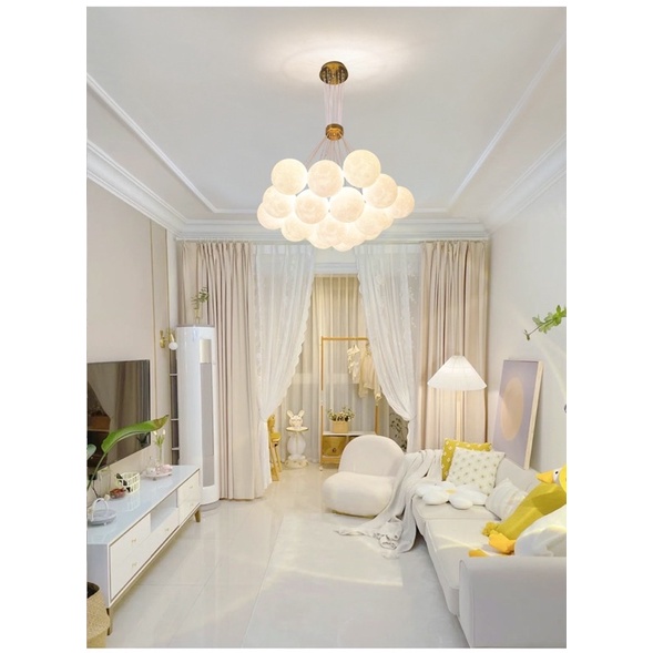 Đèn chùm thả hình mặt trăng Moon series phong cách Bắc Âu sang trọng