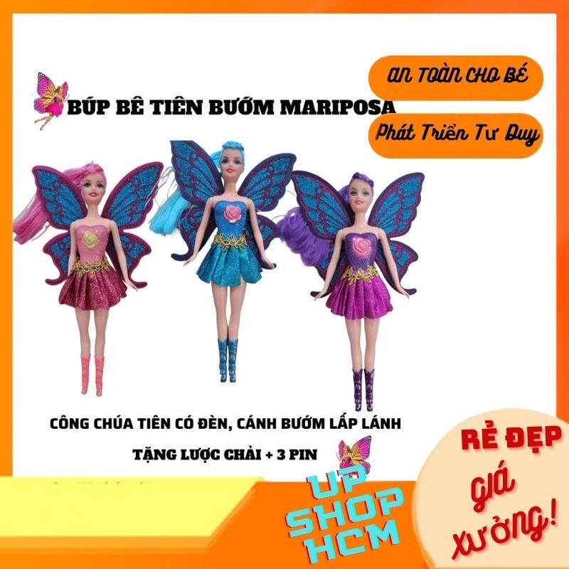 búp bê Mariposa nàng tiên bướm lấp lánh có đèn đồ chơi búp bê cho bé gái