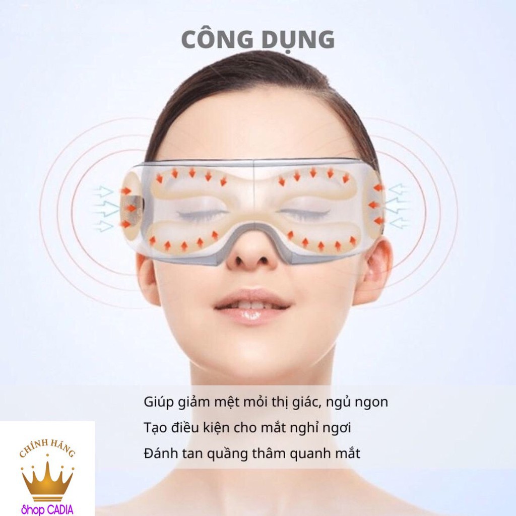 [Đời Mới Nhất] Máy Massage Mắt Smart Eye Model S10 Xoa Dịu Mỏi Mắt, Giảm Thâm Quầng Hiệu Quả