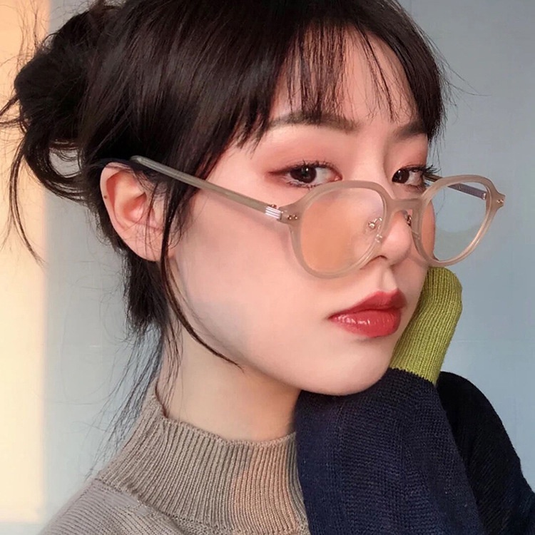 (KIQI-FASHION) COD Kính Đeo Mắt TR90 Thời Trang Chống Tia Bức Xạ