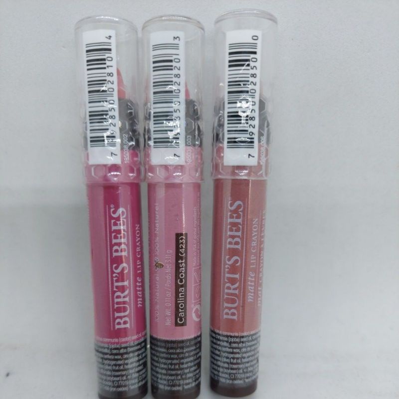 Son BURT'S BEES Matte Lip Crayon son môi tự nhiên
