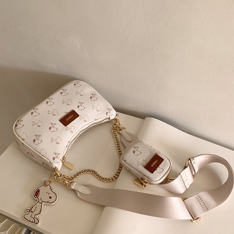 Set túi kèm ví siêu sang túi xách nữ dây xích kèm ví giá rẻ TXGGVI 299k sale còn 199k