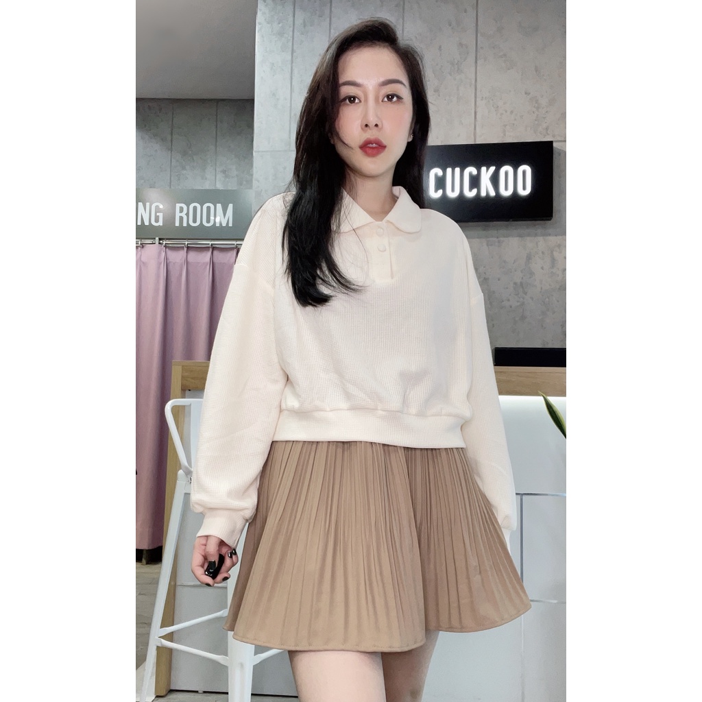 Áo Croptop Trơn Có Cổ - Mã Số: Do1852