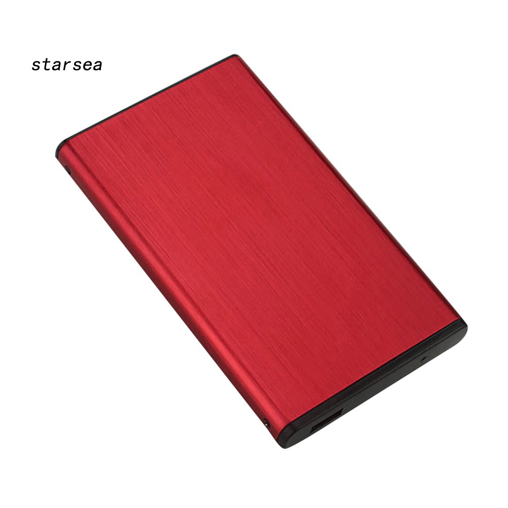 STSE_Portable USB 3.0 5Gbps 2.5inch SATA HDD Mobile Hard Disk Drive Case Box for PC