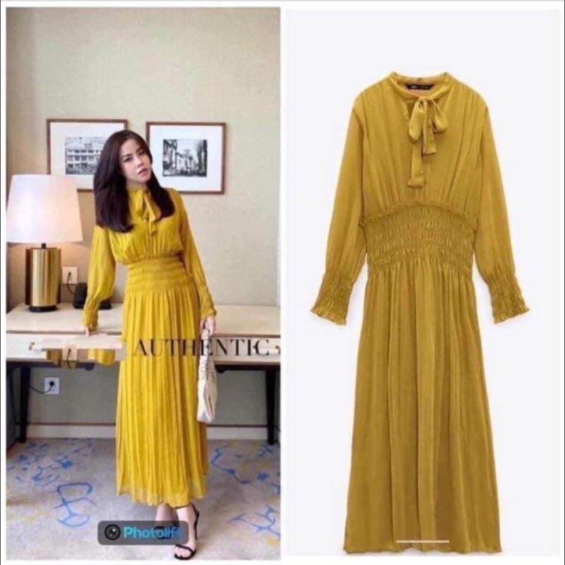 Váy zara midi auth sz M newtag
