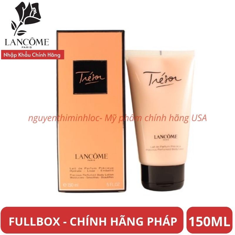 Dưỡng Thể Hương Nước Hoa Lotion Lancome Tresor 150ml