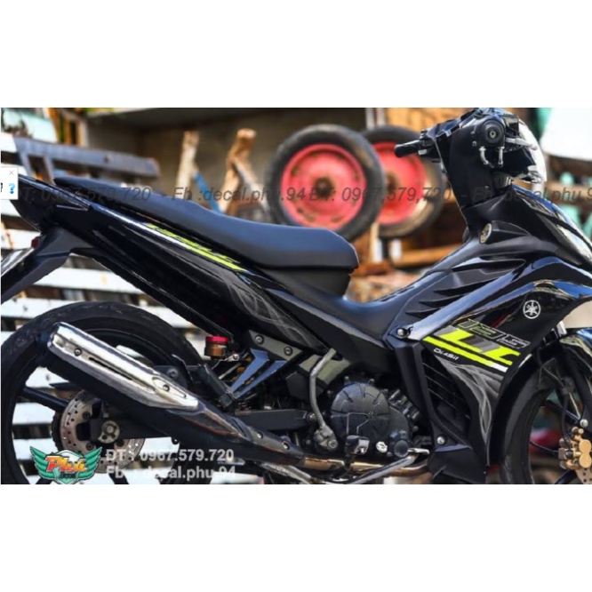 TEM RỜI EX 135 LC ĐEN MỚI NHẤT